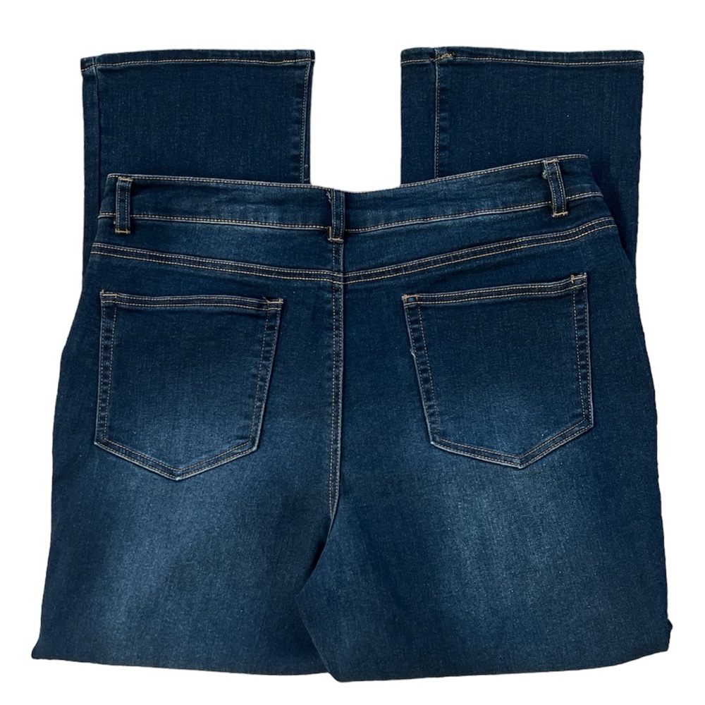 Faith Jeans Women's‎ Don't Lose Faith Straight Leg Crop Jeans Size: 16W NWOT